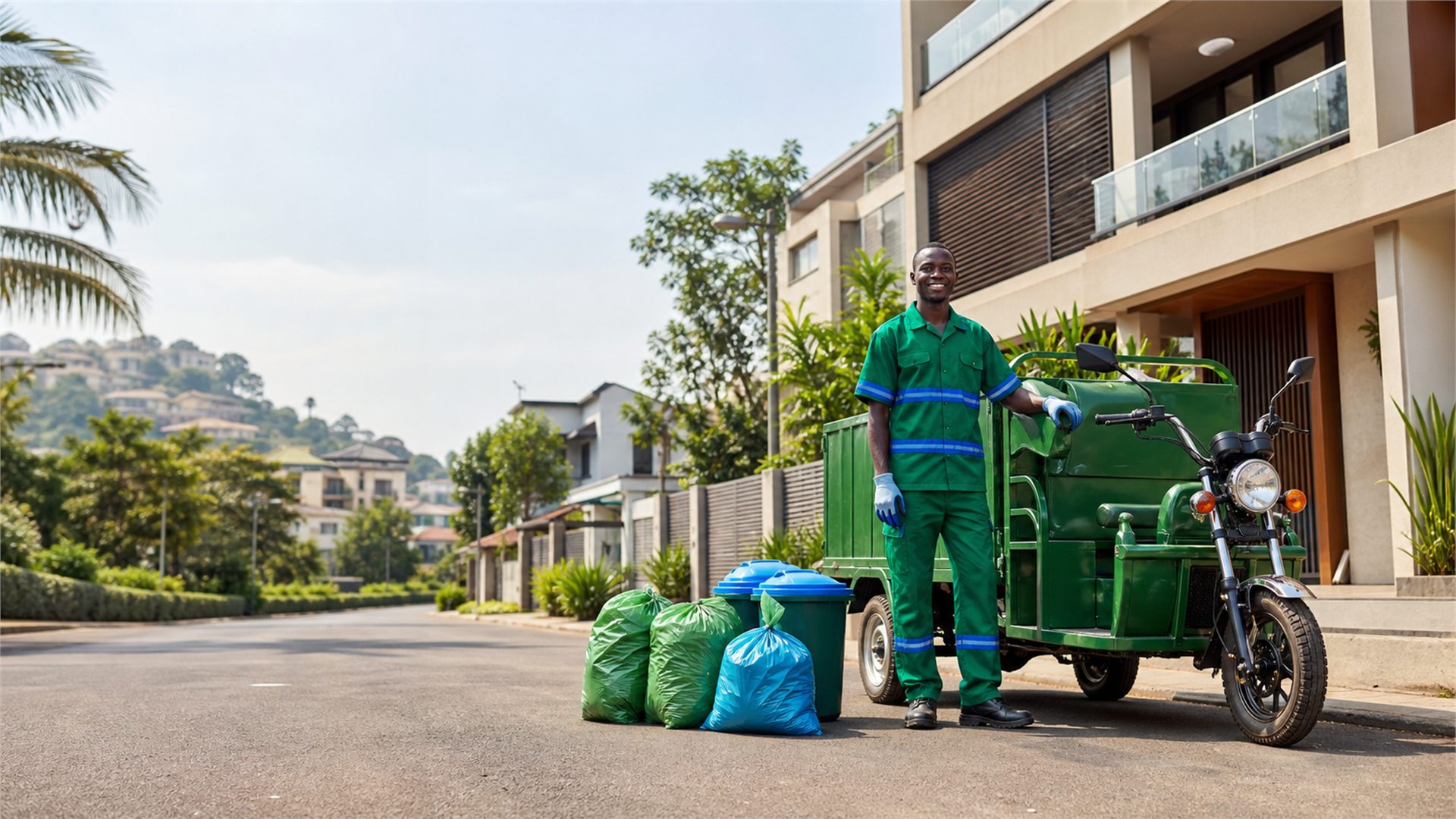 Professional CleanGo collector and compact collection vehicle